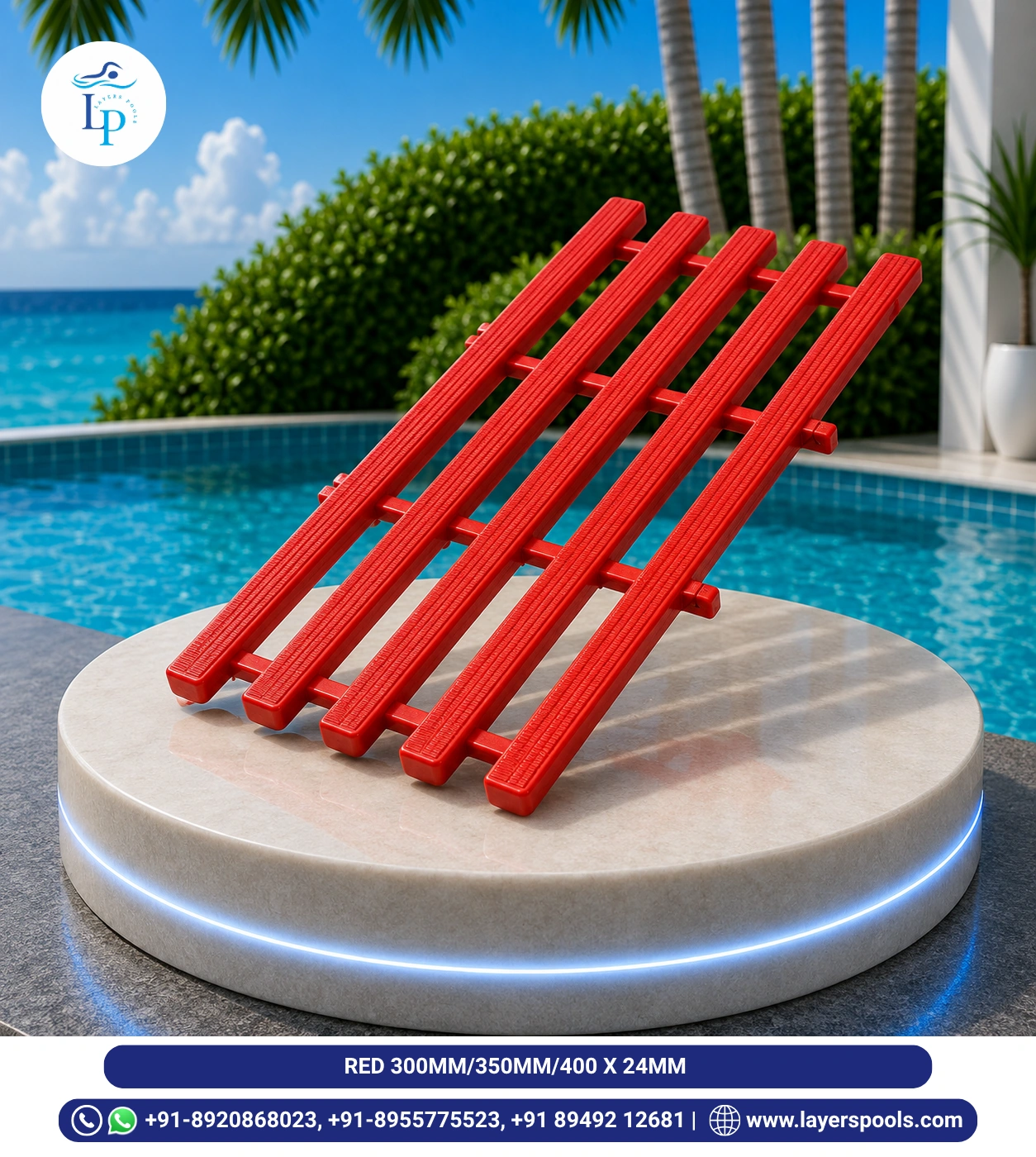 Red Pool Grating