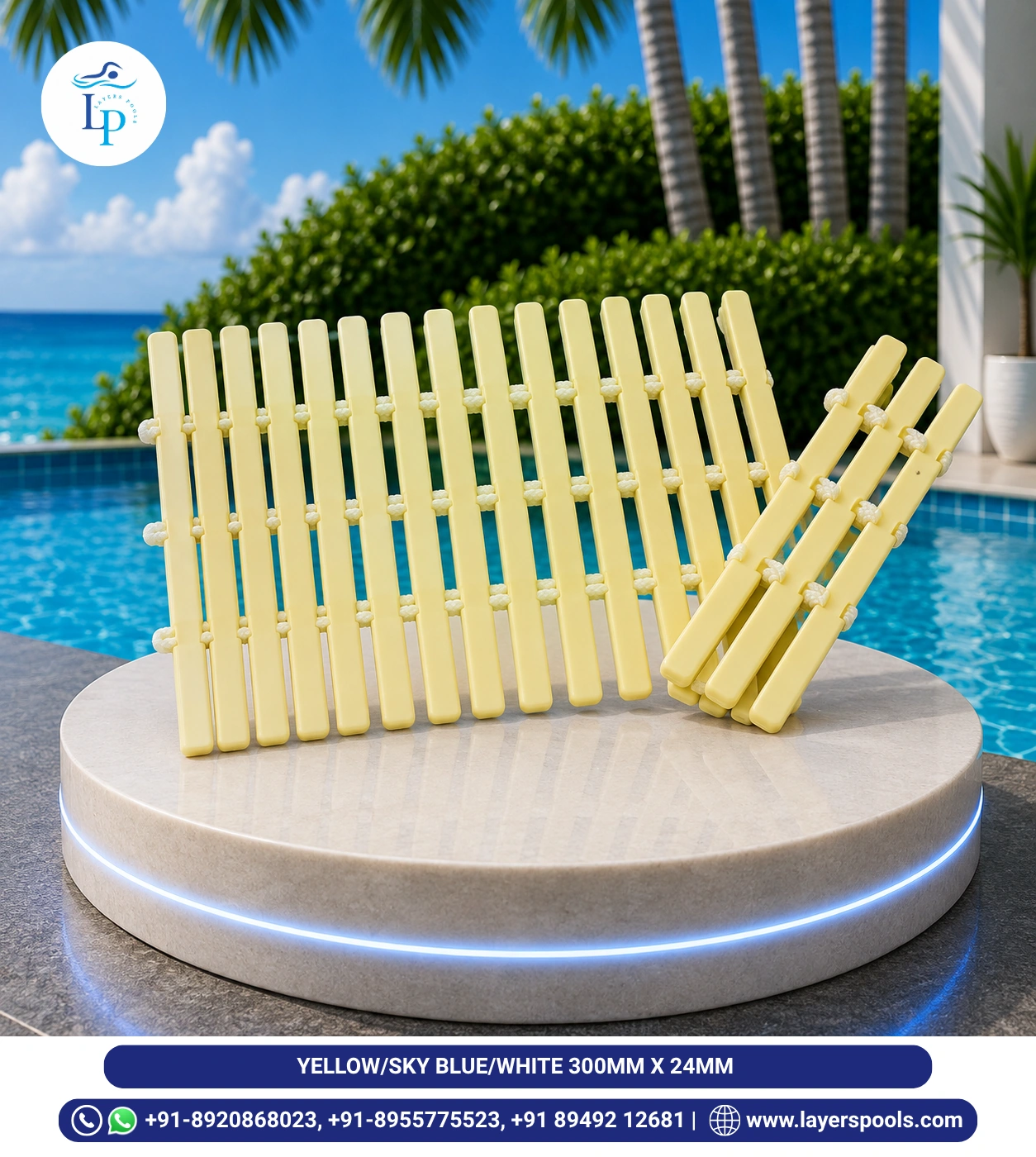Yellow Pool Grating