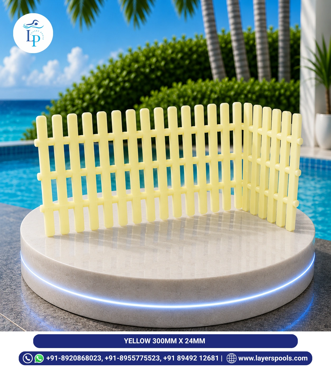 Yellow Pool Grating