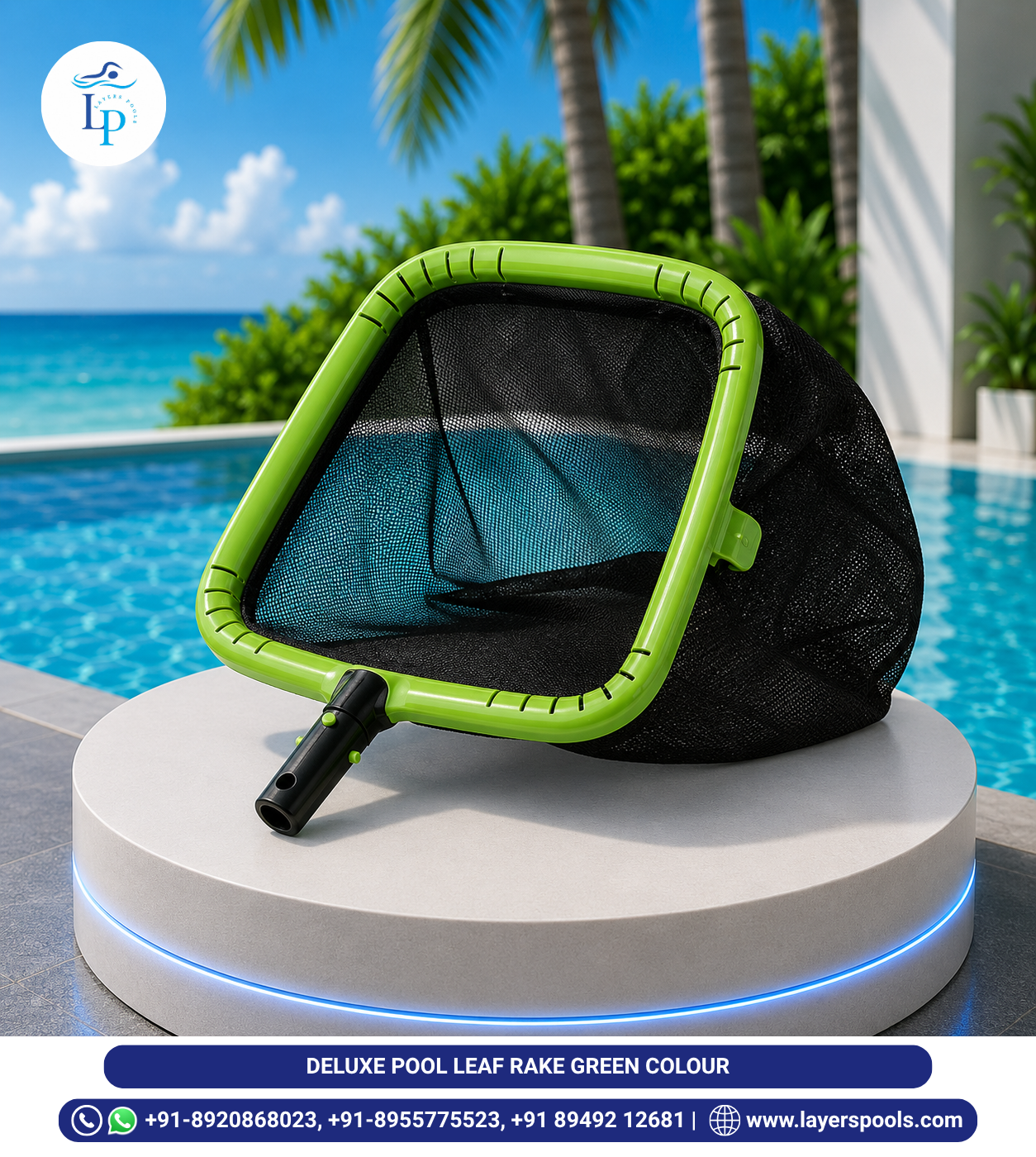 Deluxe Pool Leaf Rake