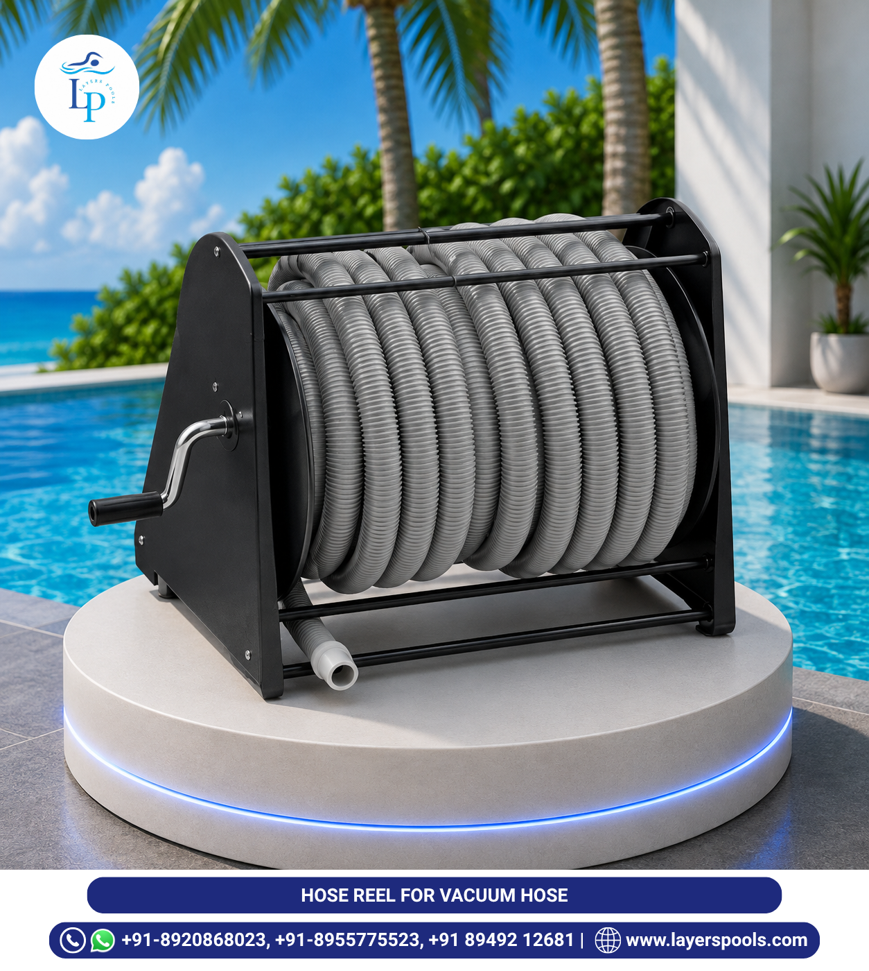Hose Reel for Vacuum Hose