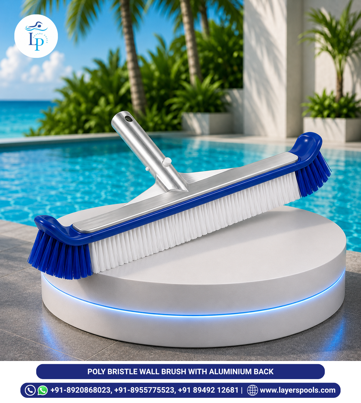Poly Bristle Wall Brush (Aluminium Back)