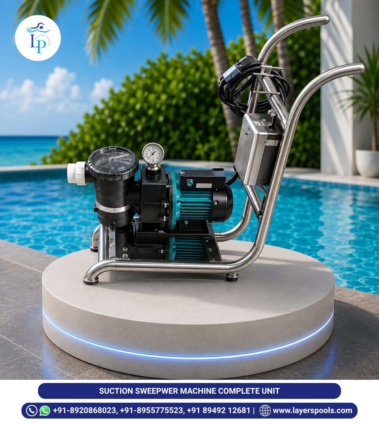 Suction Sweeper Machine (Complete Unit)
